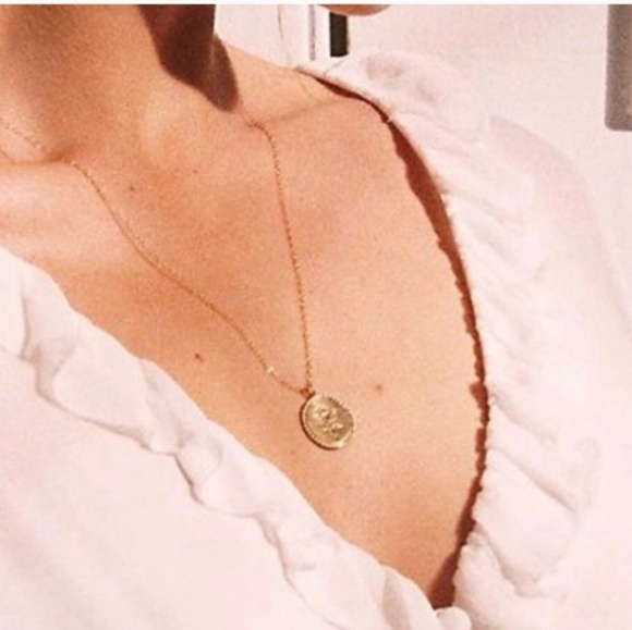 Alexalina Jewelry - Boho round rose Necklace chain jewelry